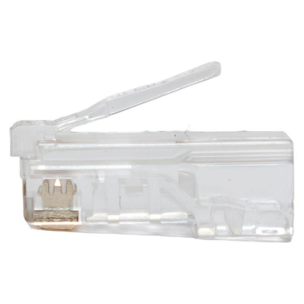 Коннектор RJ45 (8P8C) кат.5E неэкранир. 30мкд универс. (уп.10шт) TERACOM PRO EKF TRP-PLUG-5EUTP-10