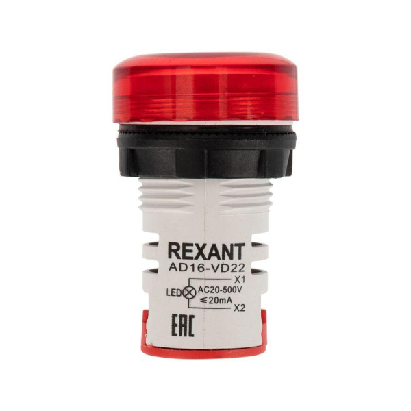 Индикатор значения напряжения красн. VD22 70-500В Rexant 36-5000
