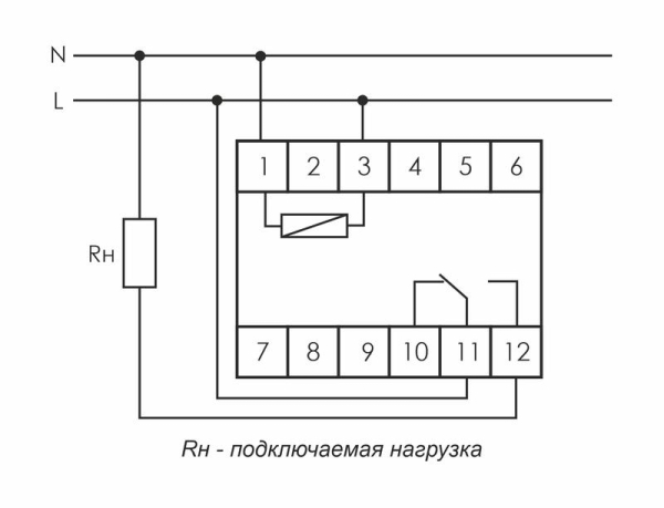 Реле времени PCA-512 8А 230В 1 перекл. IP20 задержка выключ. монтаж на DIN-рейке F&F EA02.001.001