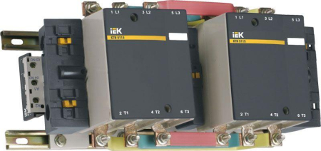 Контактор КТИ-51153 реверс 115А 400В/АС3 IEK KKT53-115-400-10