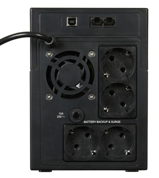 Источник бесперебойного питания Back Basic 1500 Euro 900Вт 1500В.А черн. IPPON 1108022