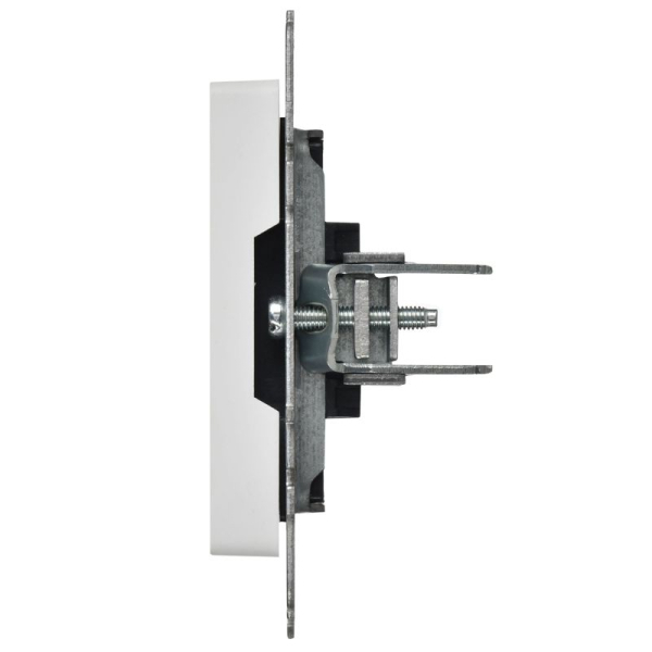 Заглушка BRITE МЗ10-БрАБ с суппортом механизм арктич. бел. IEK BR-PL10-K91